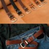 Ikat Pinggang Pria Kulit Asli Sapi - Belt Leather Pria Lavaches Leather