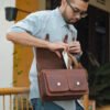 Jual Tas Kamera Mirrorless DSLR Kulit Asli - Medium Camera Bag - Lavaches Leather