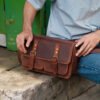 Produsen Souvenir Tas Kamera Mirrorless DSLR Kulit Asli - Medium Camera Bag - Lavaches Leather