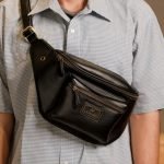 Pusat Souvenir Waistbag Pria Muat Banyak Kulit Asli Umbara Waistbag Lavaches Leather