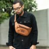 Pusat Waistbag Pria Kulit Asli Murah - Andaru Waistbag - Lavaches Leather